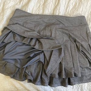 I am selling a gray skirt with shorts under it